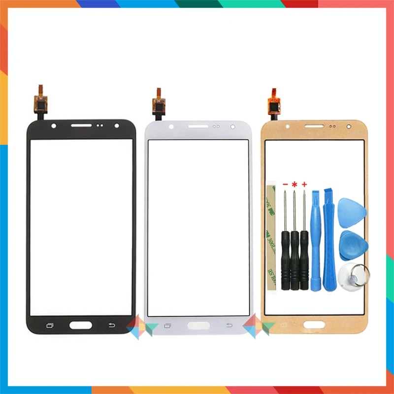 High Quality 5.5&quot For Samsung Galaxy J7 J700F J700M J700H J700 Touch Screen Digitizer Front Glass Lens Sensor Panel + Tool | Мобильные