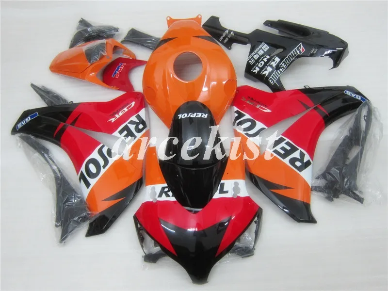 ABS инжектор мотоцикл обтекатели комплект Подходит для Honda CBR1000RR CBR1000 2008 2009 2010 2011 08 09 10 11 Кузов Набор Repsol