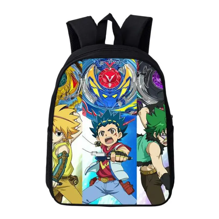 Мода: Beyblade Burst игровой принт рюкзак 3D Аниме студенческий школьный рюкзак Softback - Цвет: as picture