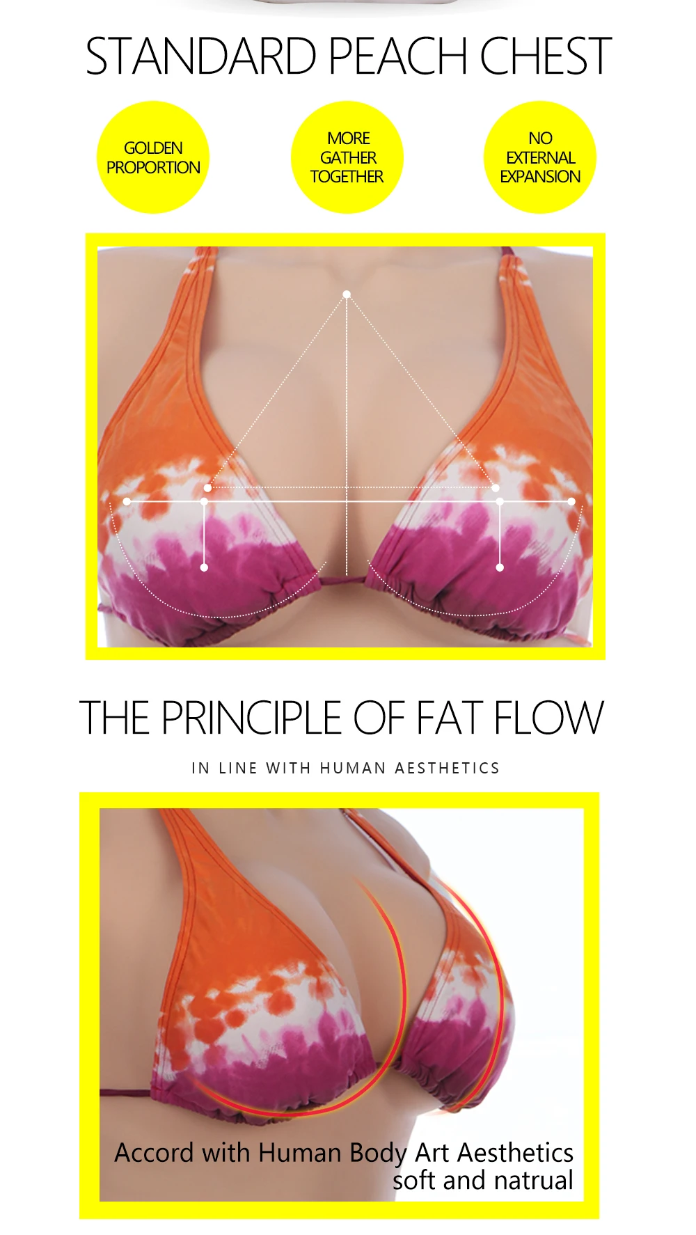 7th S Size Fake Boobs Artifical Breast Forms Silicone for Crossdresser Transgender Dragqueen Sissy Crossdressing Male to Female CDE Breast (2)