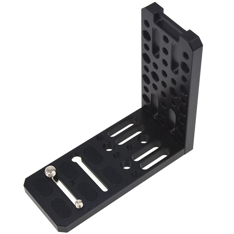

FULL-Camera L Bracket Plate For 4K Video Camcorder 3/8 Inch 1/4 Inch Screw Vertical Video Compatible With Canon Xc10 Xc15 Sony F
