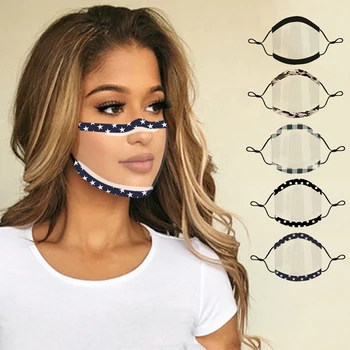 

Transparent Face Mask With Sponge Edge Clear Window Visible Expression Face Cover Washable Mask For The Deaf And Hard Of Hearing