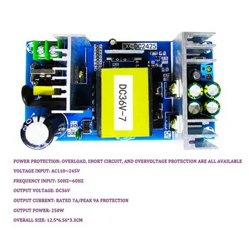 

AC To DC Converter Power Module Supply Isolation AC 100-245V To 36V 7A (MAX 9A) 250W Industrial Power Supply 50Hz~60Hz new