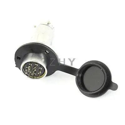 

AC150V 5A Dust Cover 8Pin Male Female Metal Aviation Plug Connector