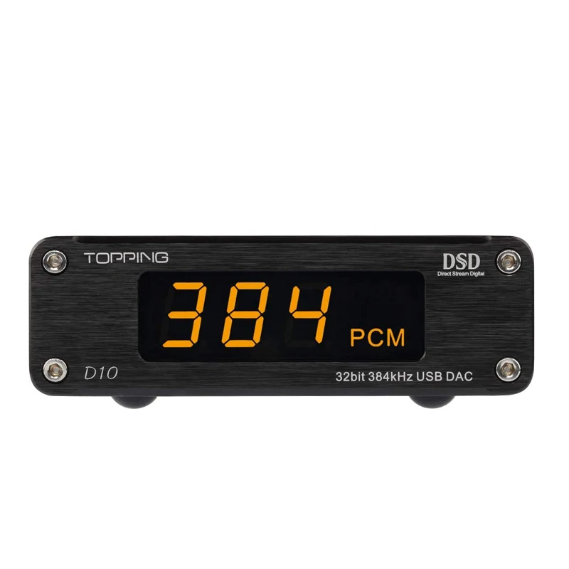 TOPPING D10 декодер DSD256 ES9018K2M XMOS PCM384 USB DAC аудио декодер|Цифро-аналоговые