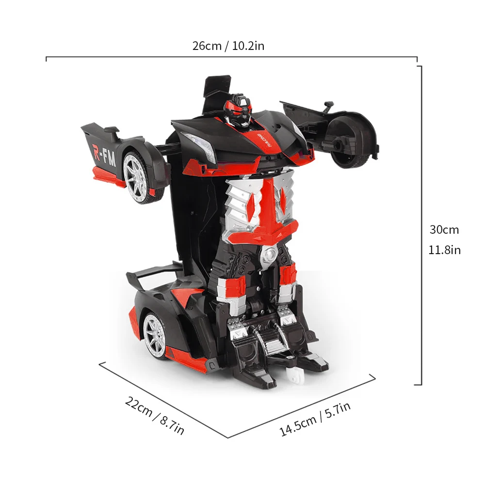 1:12 Интеллектуальный робот с датчиком жестов и радиоуправляемой деформацией, изысканный большой пульт дистанционного управления, демонстрационный автомобиль с одной кнопкой, подарки