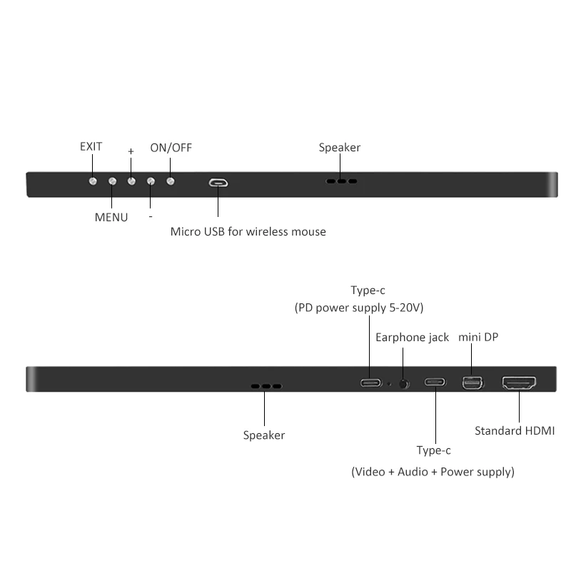 13 3 &quot4K Портативный Гибкий Кабель HDR игровые мониторы для PS4 Pro XBOX переключателем