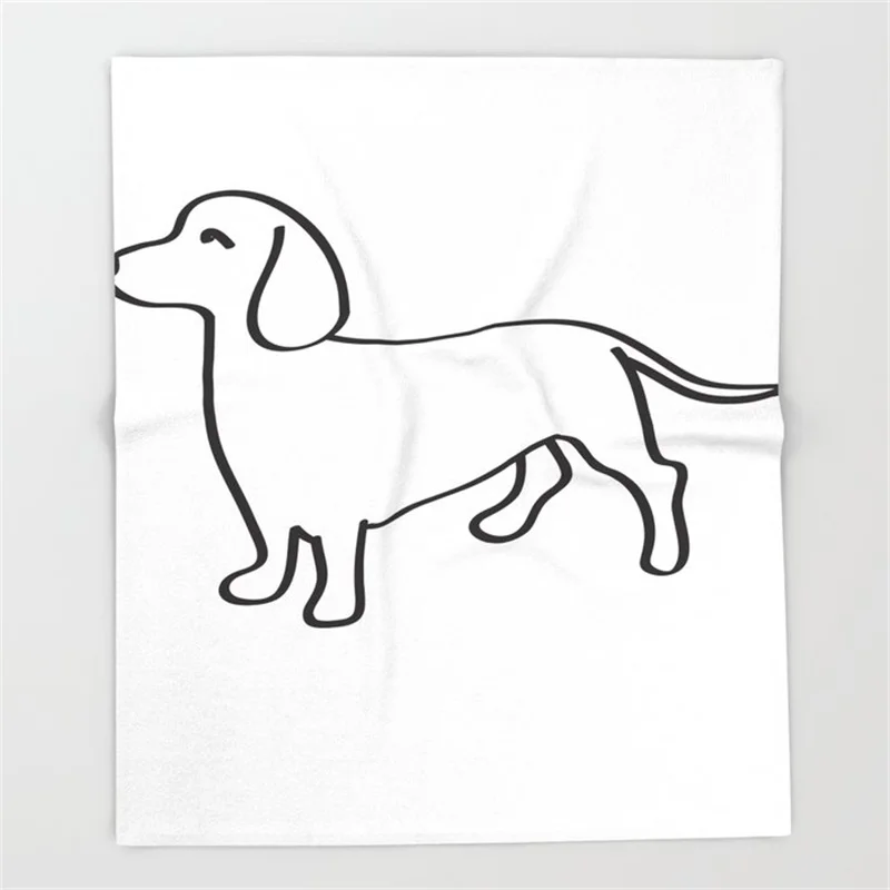 Doxie мягкое Флисовое одеяло с забавным принтом для мальчиков и девочек Коралловое