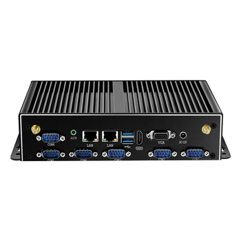 

Fanless Mini PC Dual Gigabit LAN 6*COM rs232 Mini Computer Core i7 4500U i3 4005U i5 4200U Celeron 2955U Industrial Computer