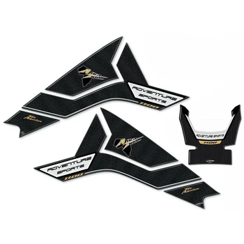 

KIT 3 gel stickers motorcycle tank compatible HONDA AFRICA TWIN ADVENTURE Black 1100 L