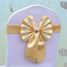 Новинка, пояс с бантом, пояс для стула, Noeud De Chaise Mariage, украшение на спинку стула, свадебные украшения для банкета, вечерние, рождественские