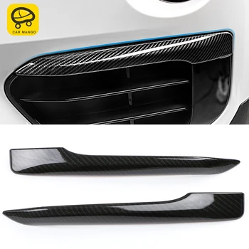 

CarManGo Car Accessories Front Fog Light Chrome Trim Frame Cover Sticker Exterior Decoration Body Kits for BMW X1 F48 2016-2020