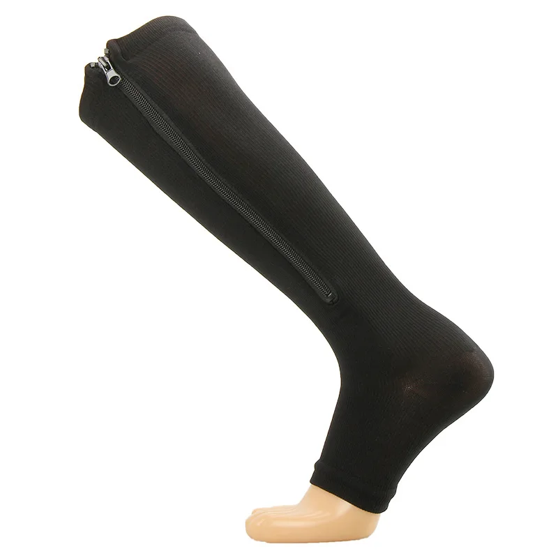 Foreign Trade Hot Sales TV Product Zip Sox Socks Christmas Elasticity Sports for Both Men And Women Pressure Socks