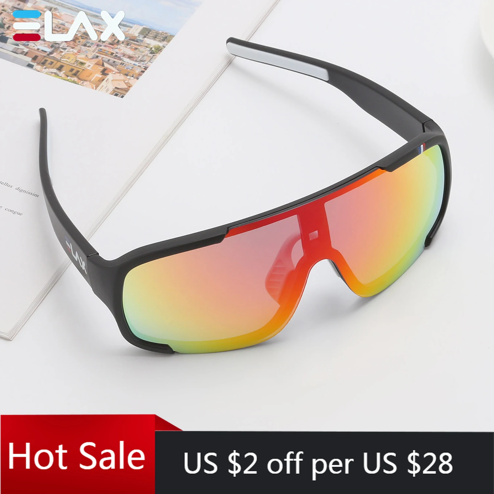 

1pc Unisex Cycling Glasses Outdoor Sport Sunglasses Mountain Bicycle Eyewear UV400 Windproof Bike Goggles Riding Sport Equipment