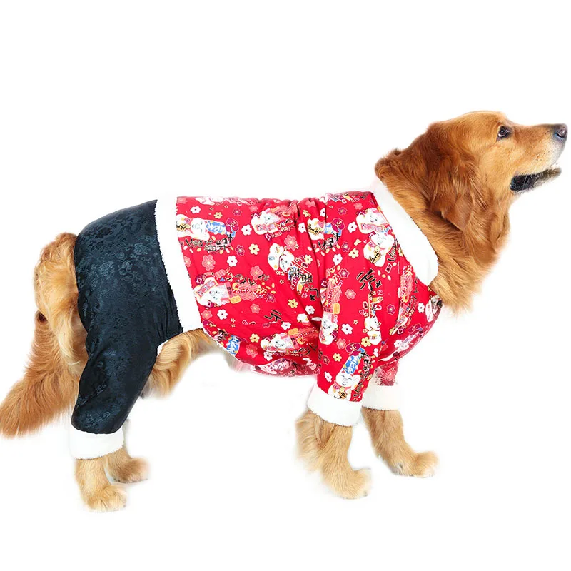 

Big Dog Clothes Winter Large Dog Outfit Golden Retriever Husky Labrador Alaskan Border Collie Shepherd Dog Clothing New Year