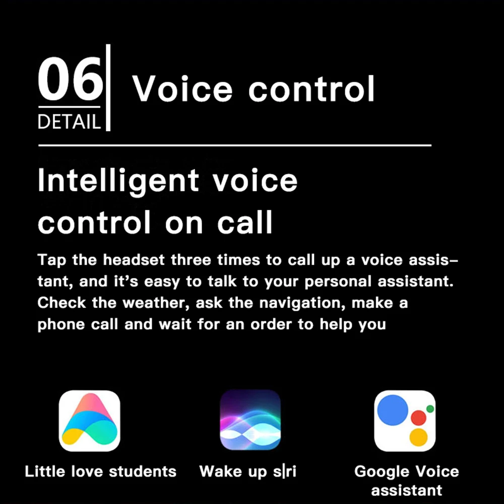 True Wireless Bluetooth 5.0 headset Intelligent Touch Control LED Power Display TWS Earphones Noise Cancelling Charging Box gift