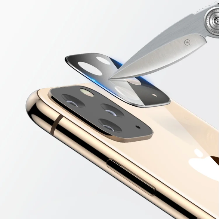 100 шт для Apple 11 пленка для объектива Взрывозащищенная металлическая стеклянная защитная пленка iPhone11 Pro max закаленные линзы кольцо