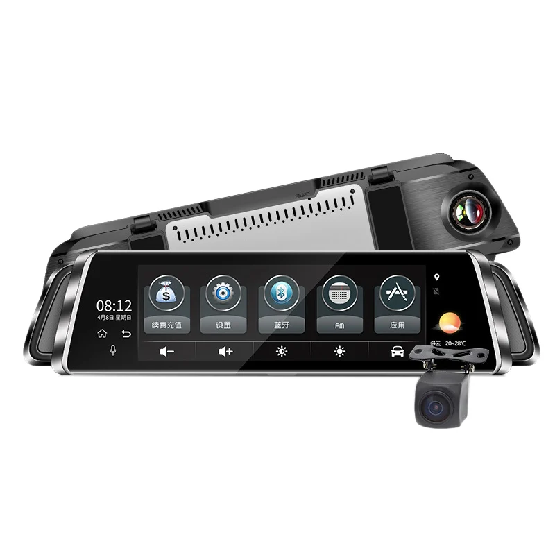 G07 spiegel Auto Kamera 10 zoll 4G Bluetooth rückspiegel Video Recorder HD1080P GPS Navigatie Andro