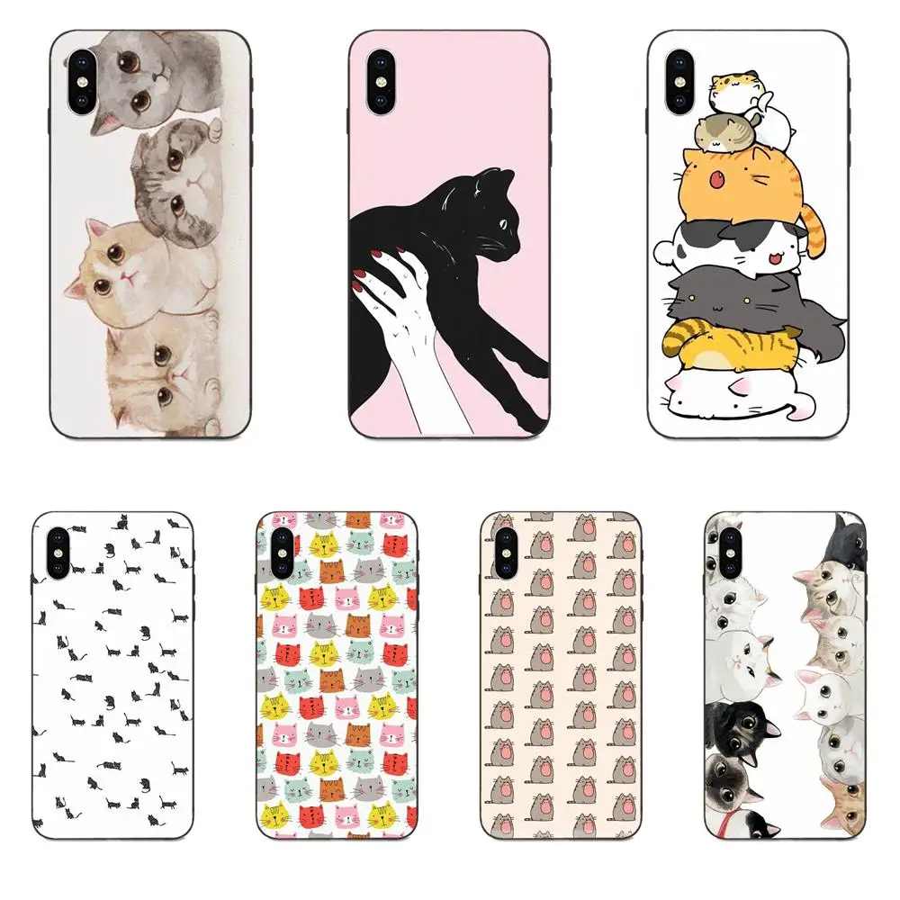 Для Galaxy A10S A20S A2 Core A30S A40S A50S A70S A90 5G M10 M30S M40 Note 10 Plus Мягкий чехол с кошкой на фото |