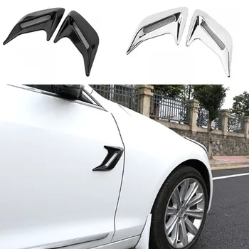 

2pcs Car Fender Sticker Car Simulation Side Vents Decorative for Jeep Cherokee Comanche Commander Commando Compass Dispatcher