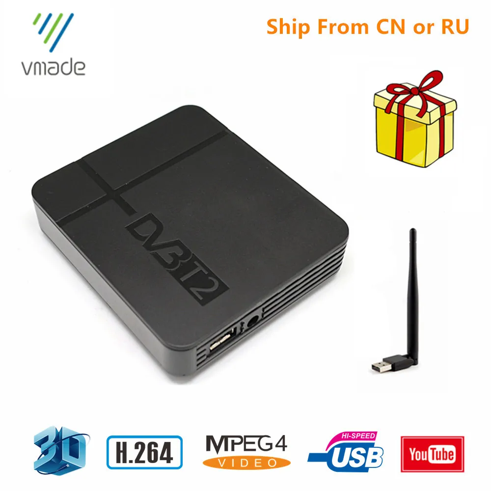 2020 DVB T2 ТВ приставка в России HD 1080p Поддержка H.264 YouTube не поддерживает H.265/HEVC