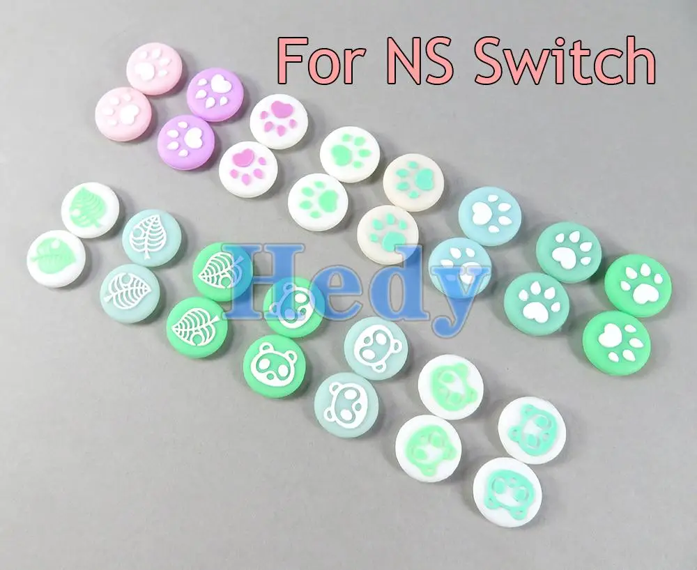 

50pcs Replacement For Nintend Switch JoyCon Joy-Con Controller pattern 3D Analog Joystick thumb Stick Cap Button Module Control