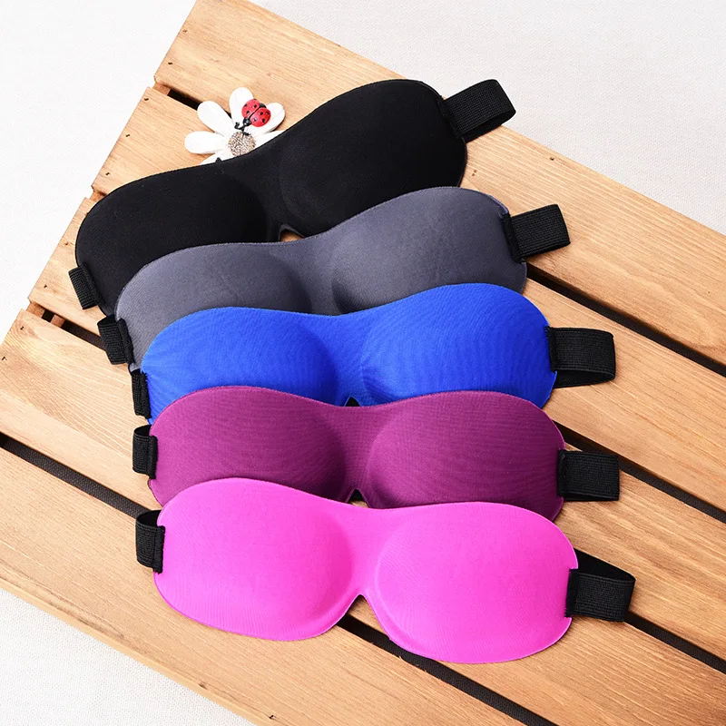 

1PCS Women Men Soft Portable Blindfold Travel Eyepatch 3D Sleep Mask Natural Sleeping Eye Mask Eyeshade Cover Shade Eye Patch
