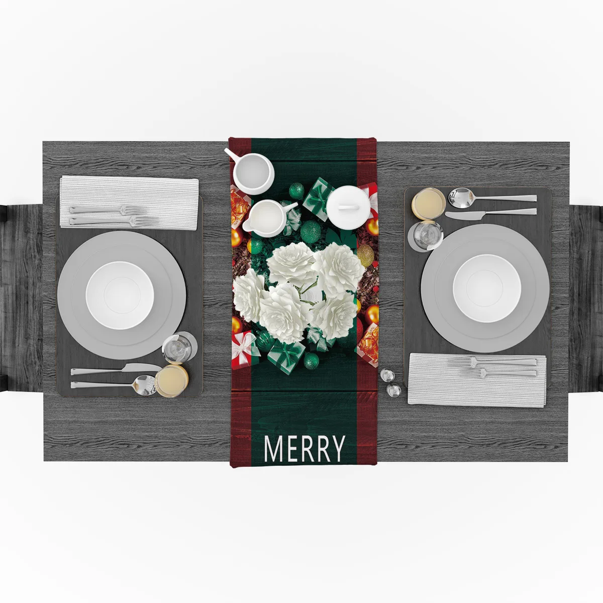 Christmas Theme Table Runner Christmas Decorations for Home Table Decorarion Christmas Table
