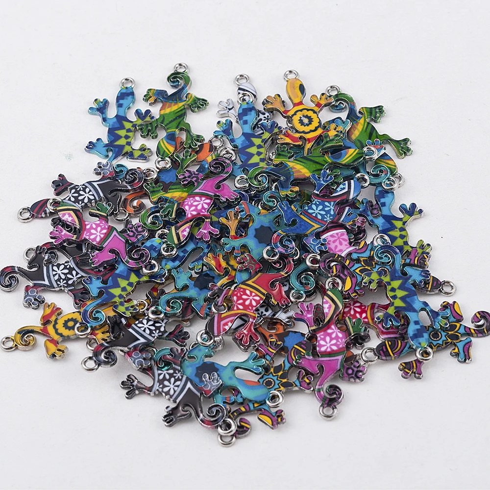 Набор подвесок Gecko для изготовления ювелирных изделий сделай сам смешанные цвета