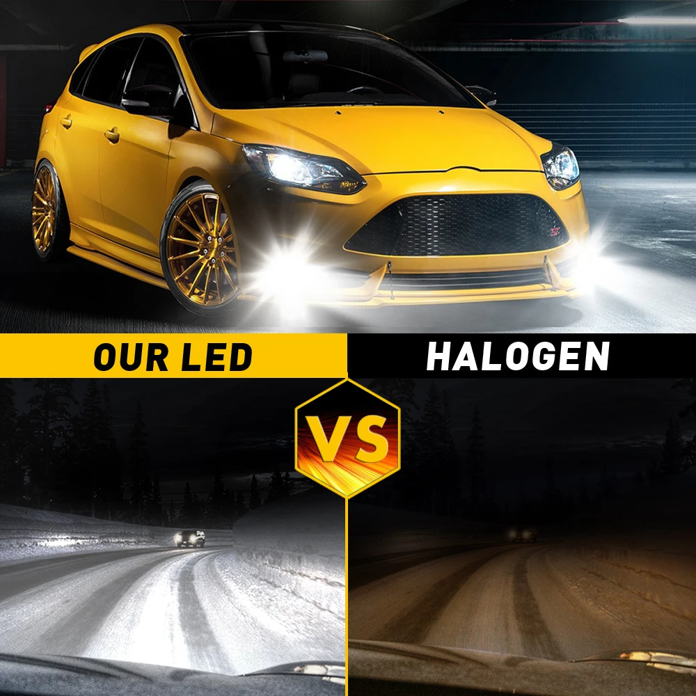 Canbus LED Headlight H4 H7 H8 H9 H11 H16JP H1 H3 9003 HB2 9005 HB3 9006 HB4 9012 HIR2 H27 880 881 LED Fog Lamp 2pcs 100W 30000LM led car lights led lights led bulbs led headlights led car headlights