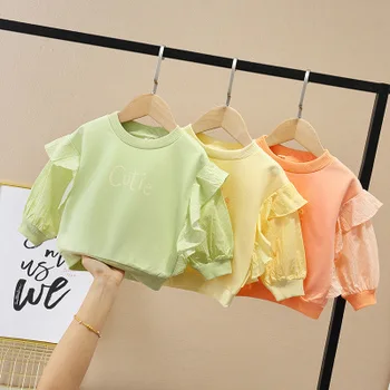 

Hot Sale Baby Girls Tops New Spring Toddler Kids Clothes