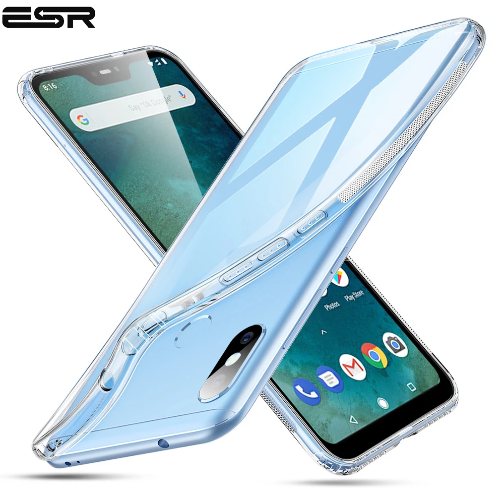 Чехол ESR для Xiaomi Mi A2 Lite Ультратонкий чехол из ТПУ Redmi Note 5 Прозрачный ударопрочный