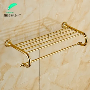 

SHBSHAIMY European Copper Towel Rack Bathroom Towel Rack With Hook Bathroom Rack Activity Hook Bathroom Rack