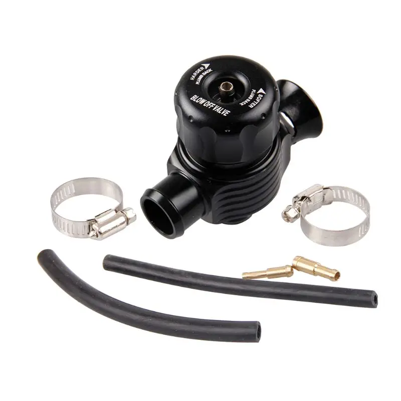 Black 25mm Dual Port Splitter Blow Off Bov Dump Valve for Seat Leon A3 A4 for car accessories Black 25mm Dual Port Splitter Blow Off Bov Dump Valve for Seat Leon A3 A4 for car accessories