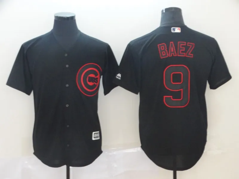 Chicago men Javier Baez 9 Anthony Rizzo 44 Kris Bryant 17 Willson Contreras 40 Yu Darvish 11 игрок Джерси - Цвет: AS photo