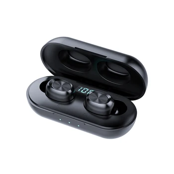 

Wireless Earphones TWS Bluetooth 5.0 Mini Earbuds Stereo Bass LED Power Display Noise Cancelling Sports Waterproof Earbud In Ear