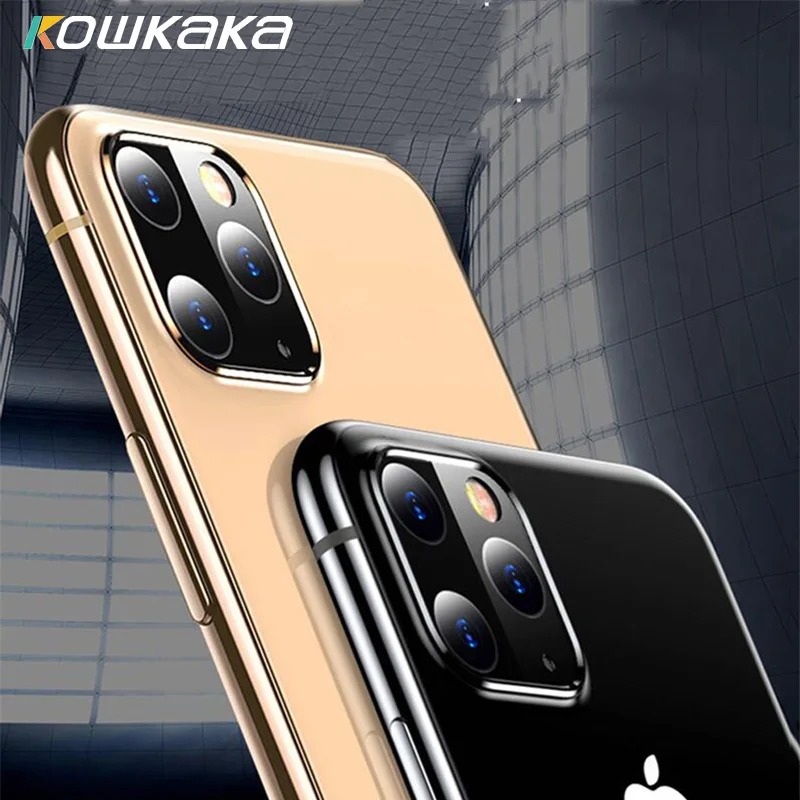 Kowkaka закаленное стекло для iPhone 11 Pro два стиля Защита объектива камеры Max