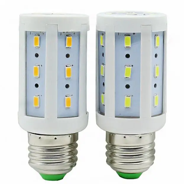 E27 B22 E40 E14 Светодиодная лампа AC 220V 5W ~ 150W 5730 SMD Кукуруза энергосберегающая для