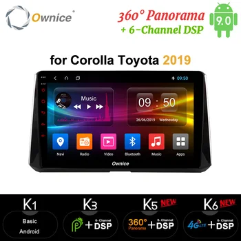 

Ownice IPS Android 9.0 GPS Navi 360 Panorama car multimedia player Head unit Radio DSP 4G LTE SPDIF for Toyota Corolla 2019