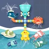 Bath Time Toys For Kids Bathtub Baby Toys Cartoon Frog Shark Clockwork Bath Toys Baby Games Toys For Bathroom toddlers 1-3 Years 2