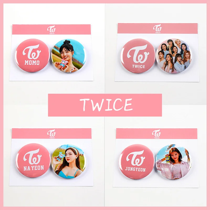 

Twice New Album Feel Special Badges Brooches Pins Chest Fancy You JUNG YEON SANA MINA NA YEON TZUYU MOMO DAHYUN JI HYO LJJ621
