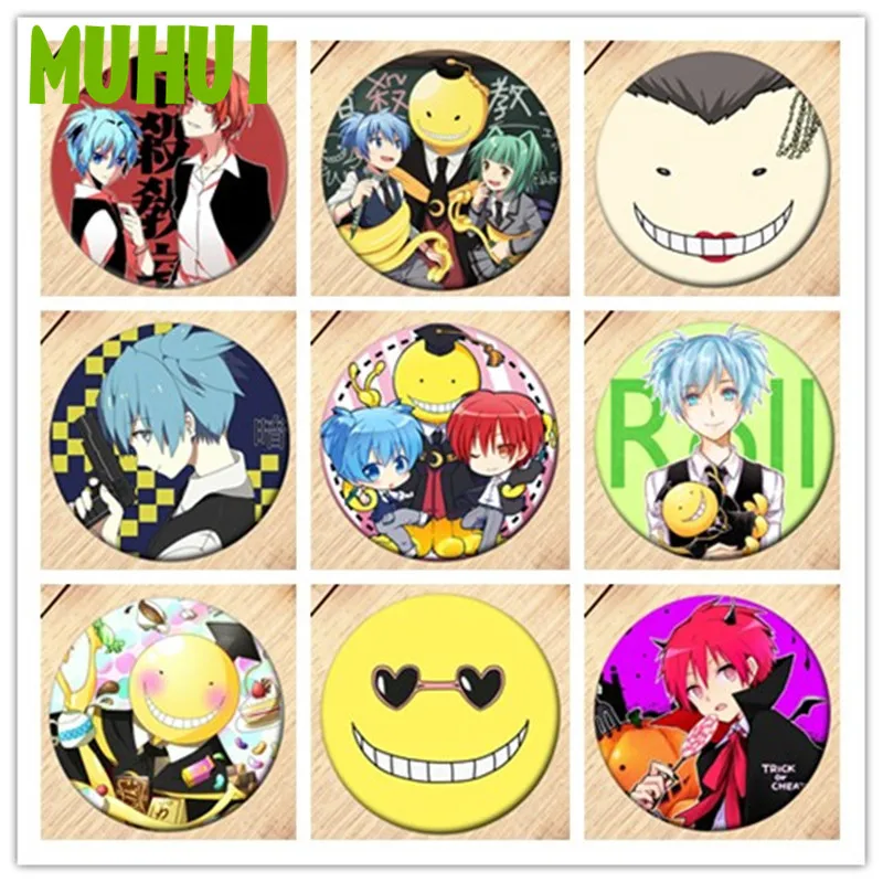GerFogoo 50pcs Anime Assassination Classroom PVC Pegatinas para equipaje port/átil Nice