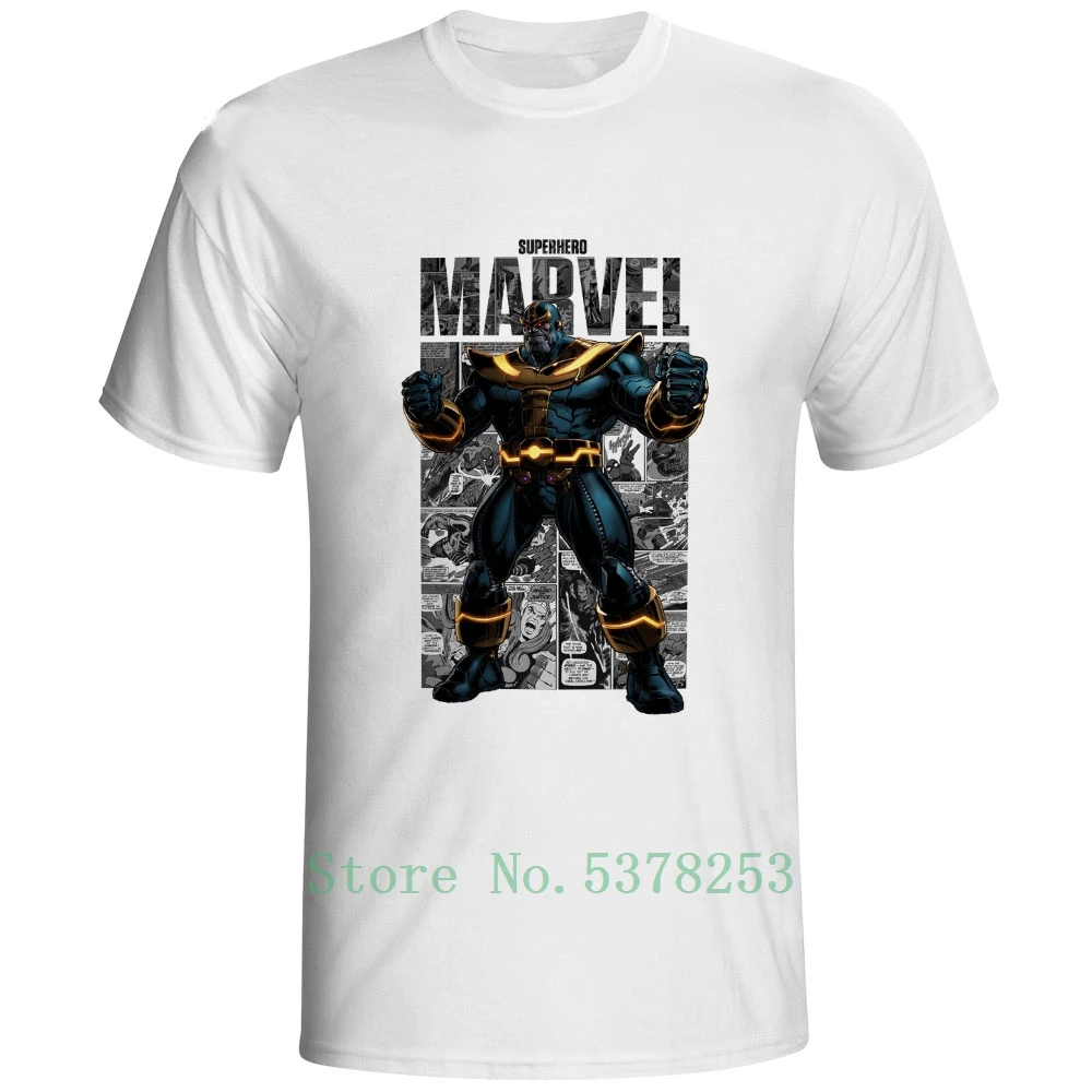 

Infinite Thanos T-Shirt Avengers Superhero Pop Super Hero Top Tee Rock T Shirt Comics Anime Active Women Men Hip Hop