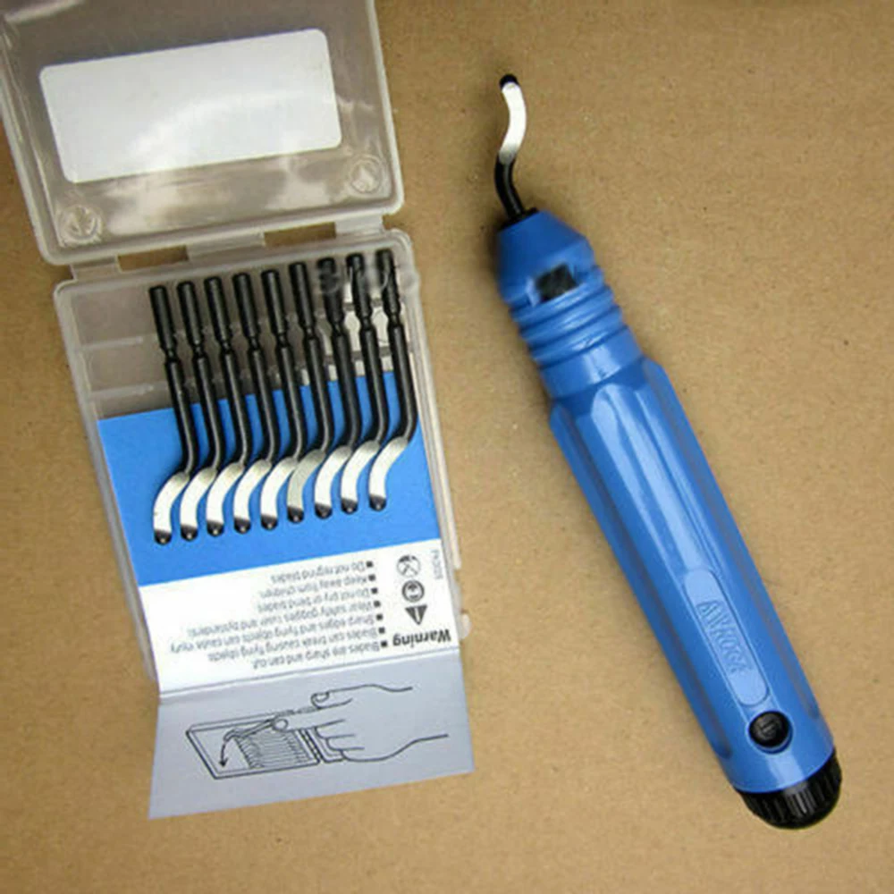 HSS M2 NB1100 Burr Handle With 10 Cutters With BS1010 Deburring Tool Equipments