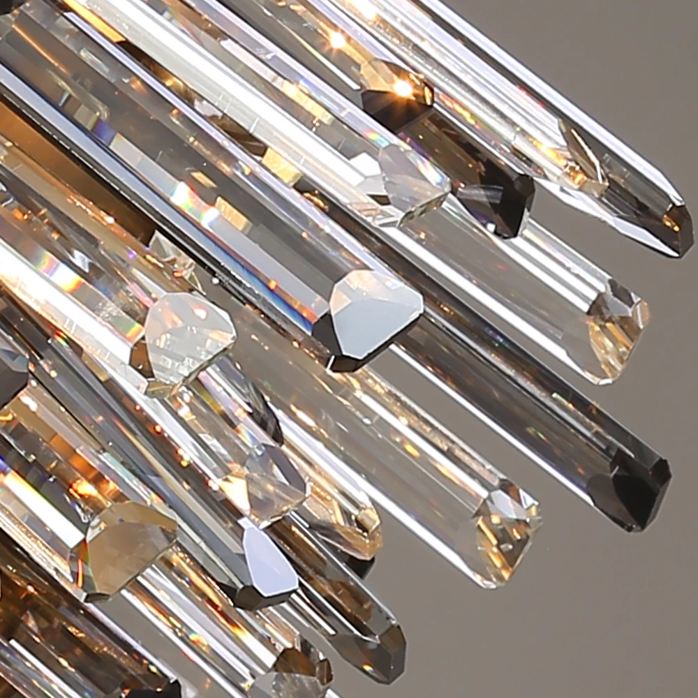 Роскошная Современная Люстра светильник ing для гостиной круглый золотой