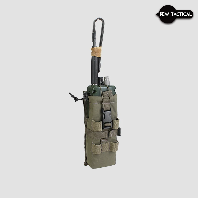 PEW TACTICAL Gridlok BAOFENG/POFUNG UV5R UV82 Airsoft Tactical Radio Pouch  Camping Hunting Molle Pouch