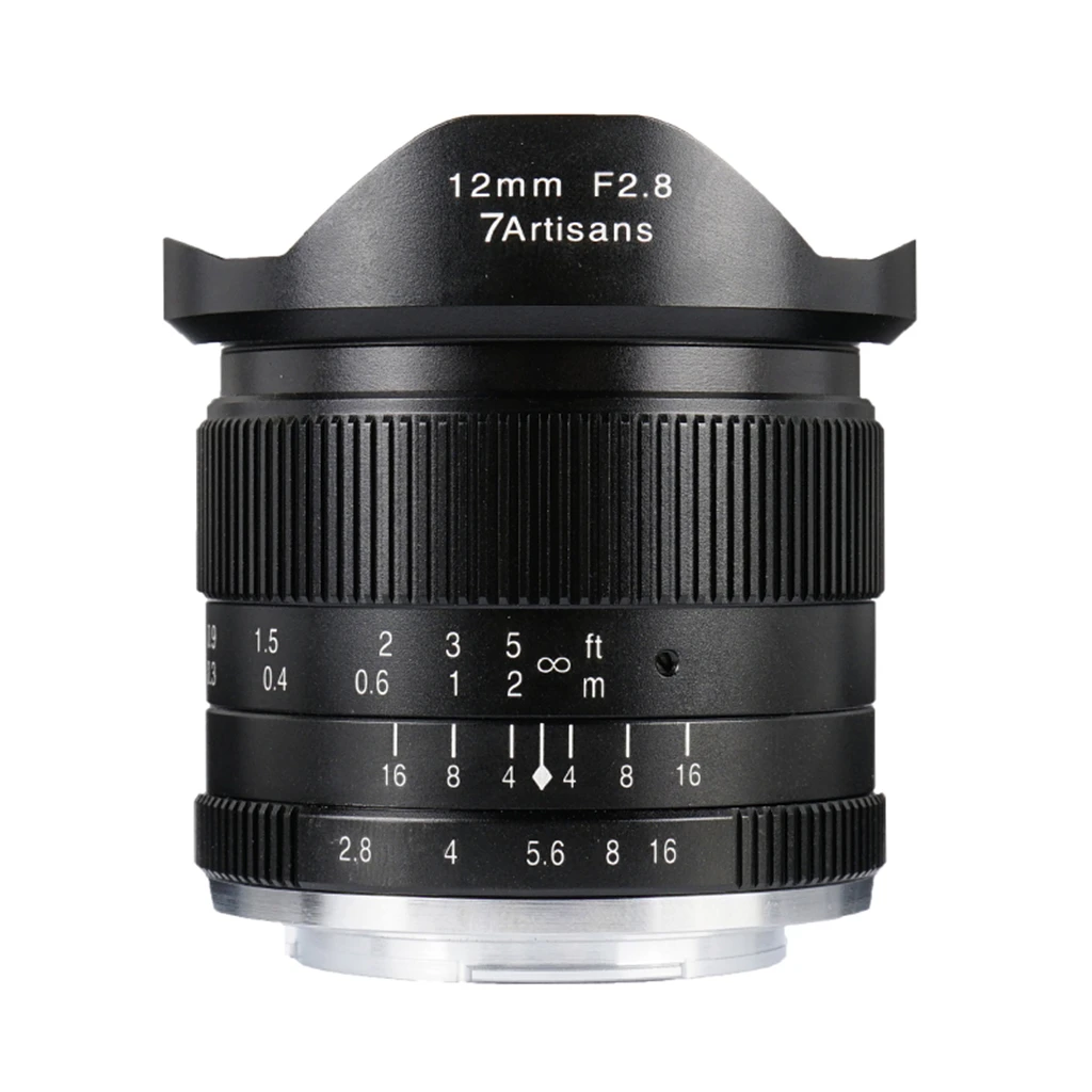12 мм F2.8 широкоугольный объектив APS-C рамка 102 градусов для микро одиночных камер