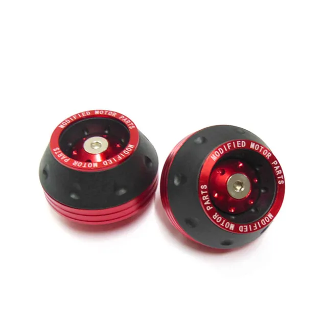 moto protection motorbike crash pad for kawasaki motorcycle protect falling protectors CNC aluminum alloy scooter wheel pads Red