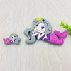 2pc/set BPA Free Animal Silicone Teethers Baby Teething Toy Fox panda elephant Food Grade Silicone Cartoon Nursing Tiny Rod 4