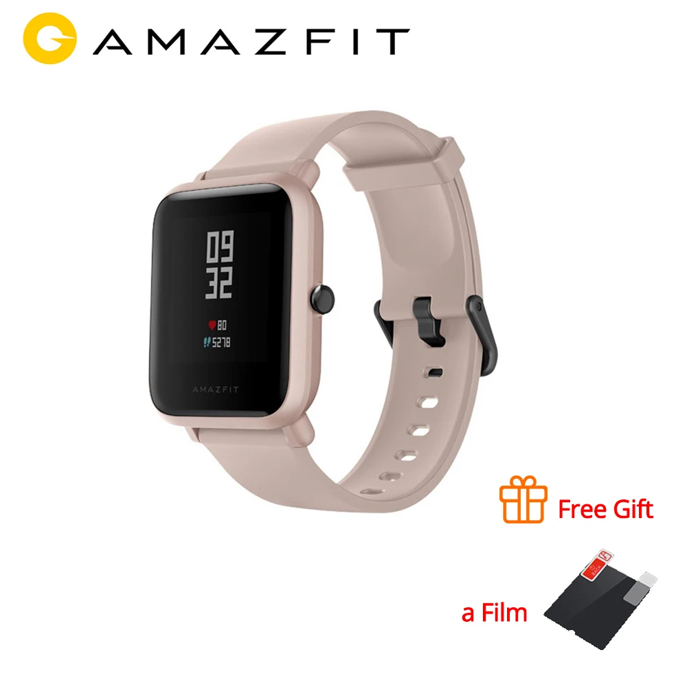 

International Version Amazfit Bip Lite Smartwatch 3ATM Waterproof Heart Rate Monitor 45-Day Battery Life Smart Watch For Xiaomi
